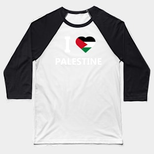 I Love Palestine Baseball T-Shirt